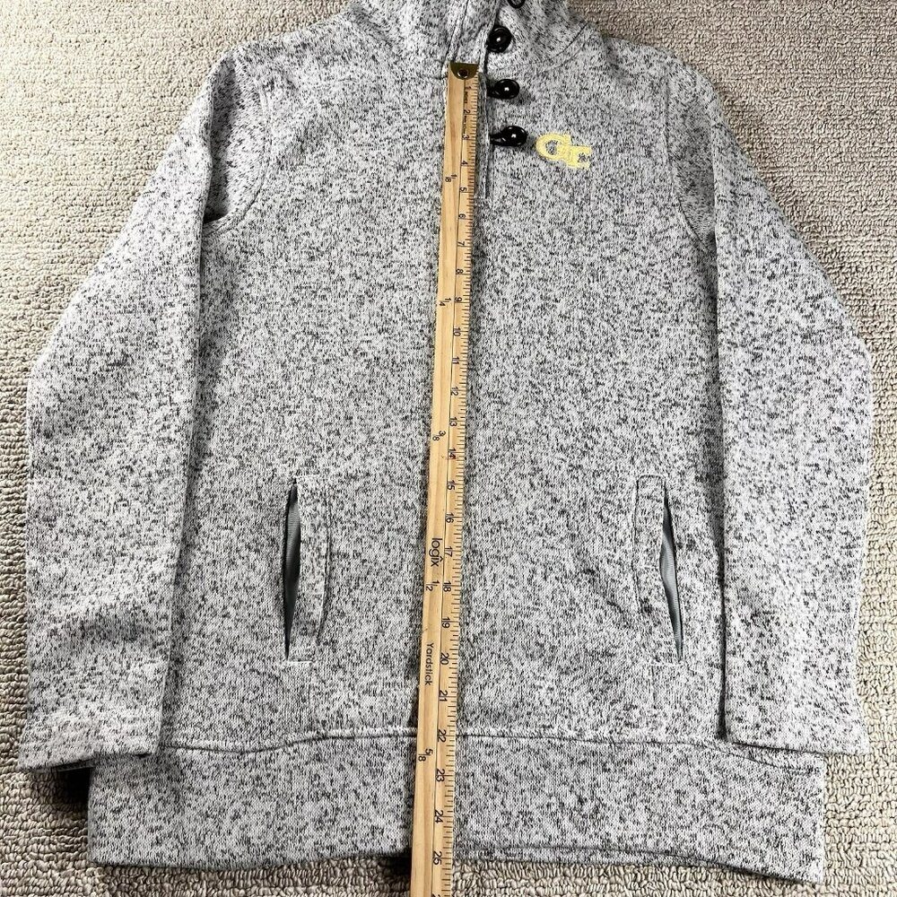 Champion Elite 1/4 Button Pullover Sweater Gray Women’s Size Small - Picture 4 of 7
